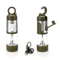 Enhance NIGHTLUX FL2 42 Lumen Camping Lantern & 13 Lumen LED Flashlight w/ Hand Crank & USB Charging